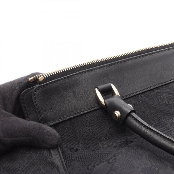 GUCCI Black Leather Shoulder Bag - Picture 9 of 11